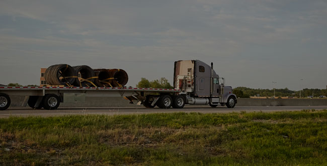 Flatbed freight shipping