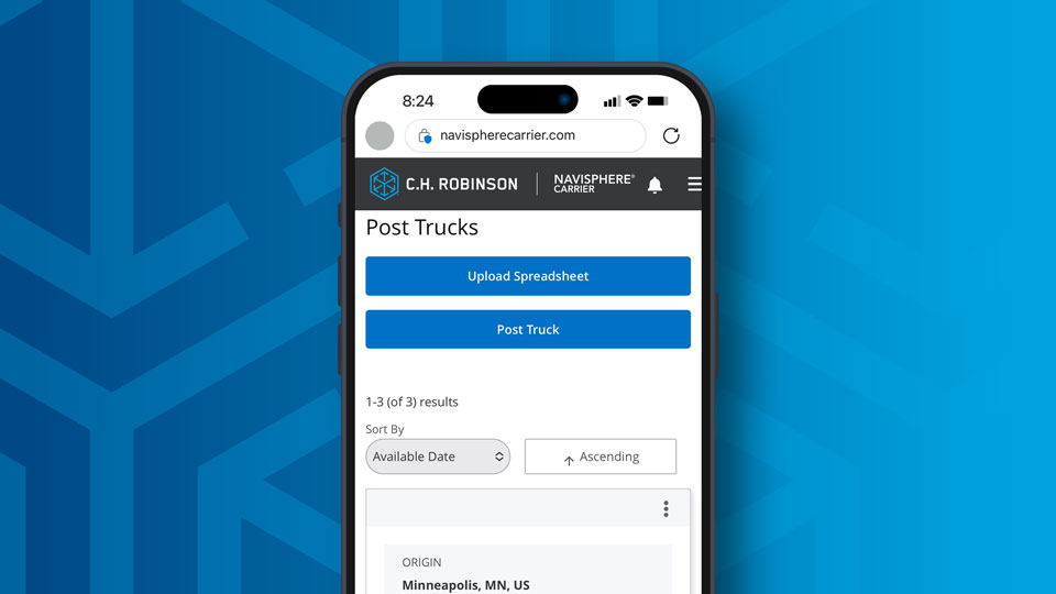 Post Your Trucks in Navisphere Carrier: A Step-by-Step Guide | C.H ...