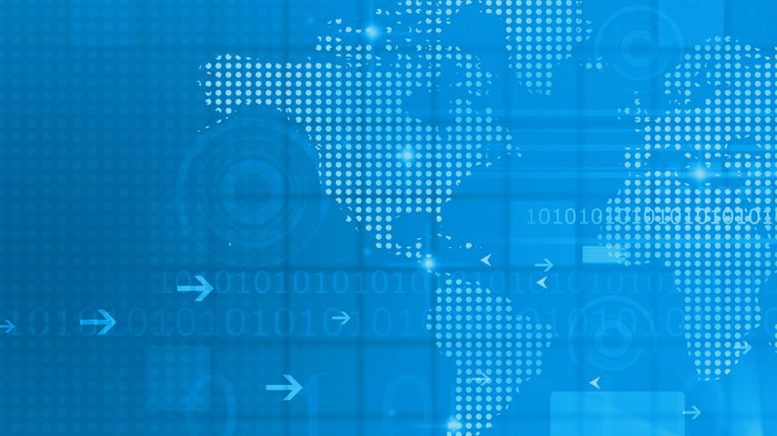 C.H. Robinson Global Newsroom | Abstract image of globe with blue overlay