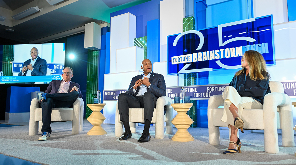 Dave Bozeman speaking at Fortune event | C.H. Robinson