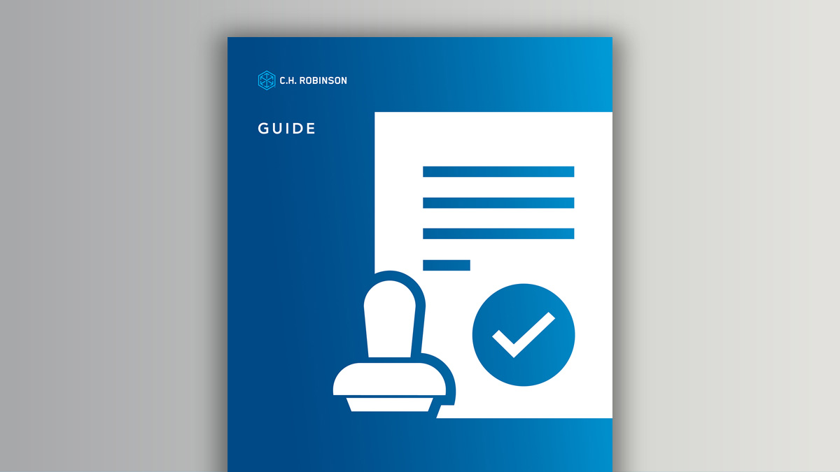 Graphic of customs clearance checklist