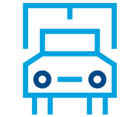 over the road truck icon